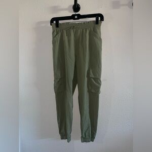 Old Navy Girls Olive Green Stretchtech Quick Dry Joggers